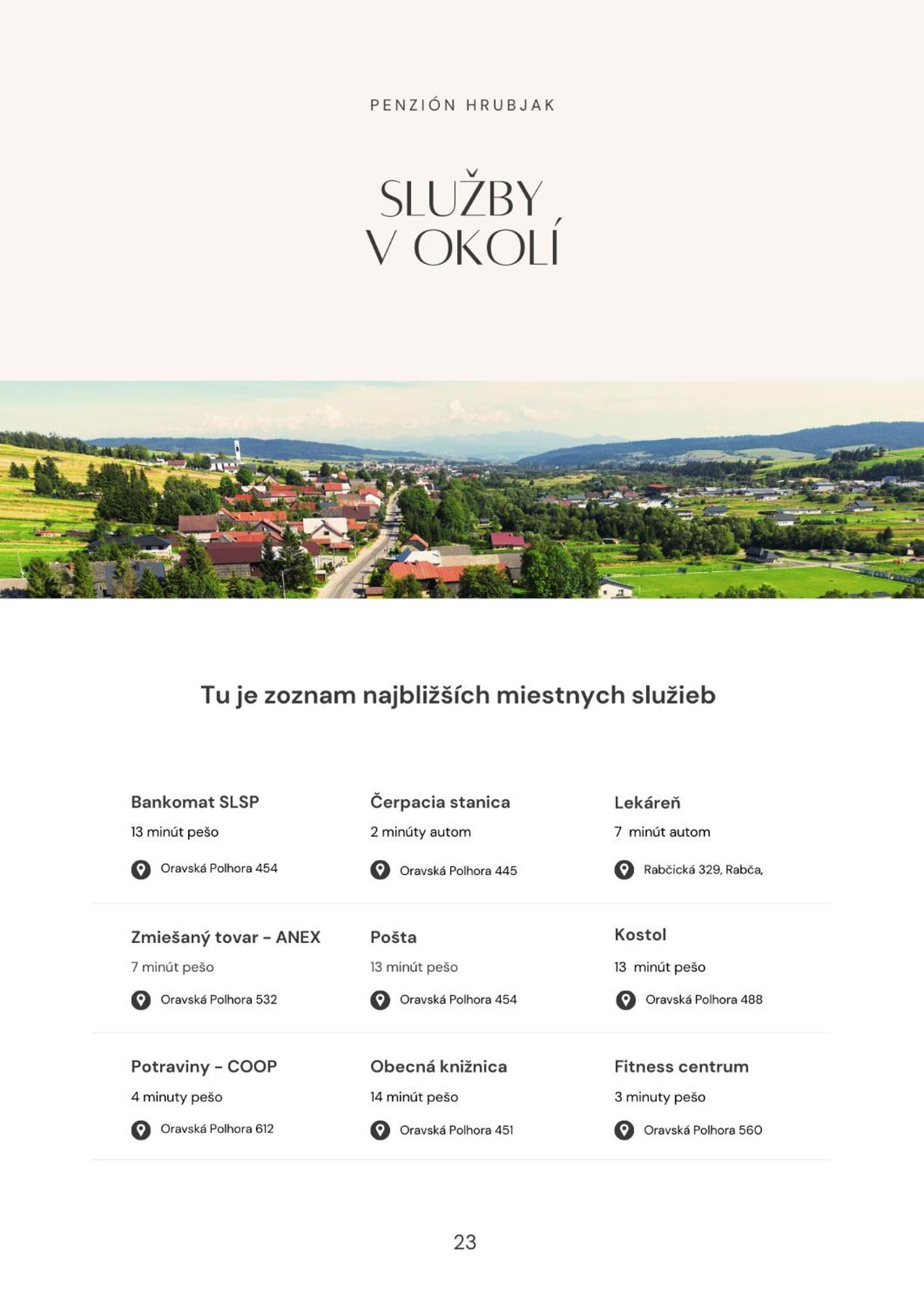 Penzion Hrubjak Oravská Polhora Esterno foto